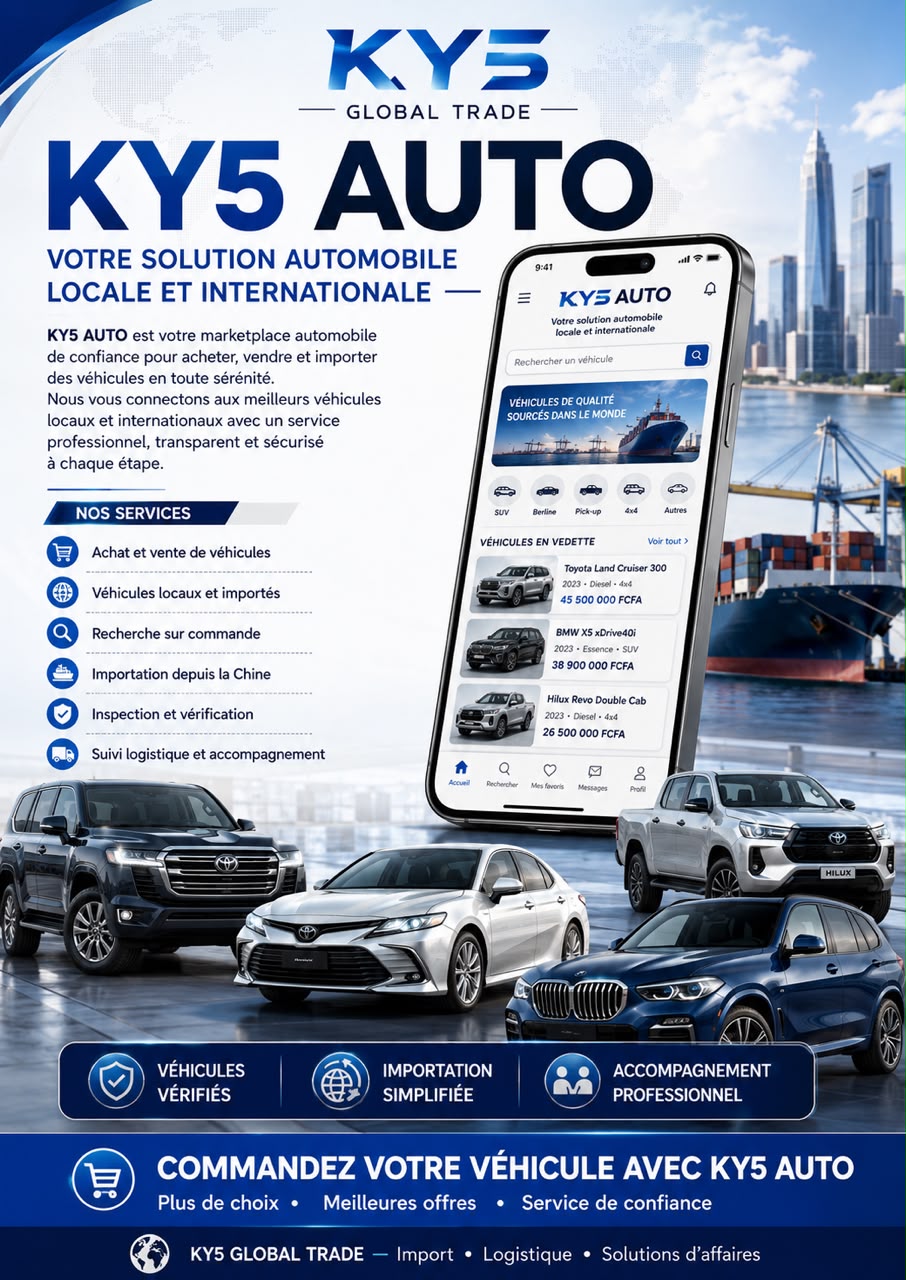 Présentation de l'application KY5 AUTO