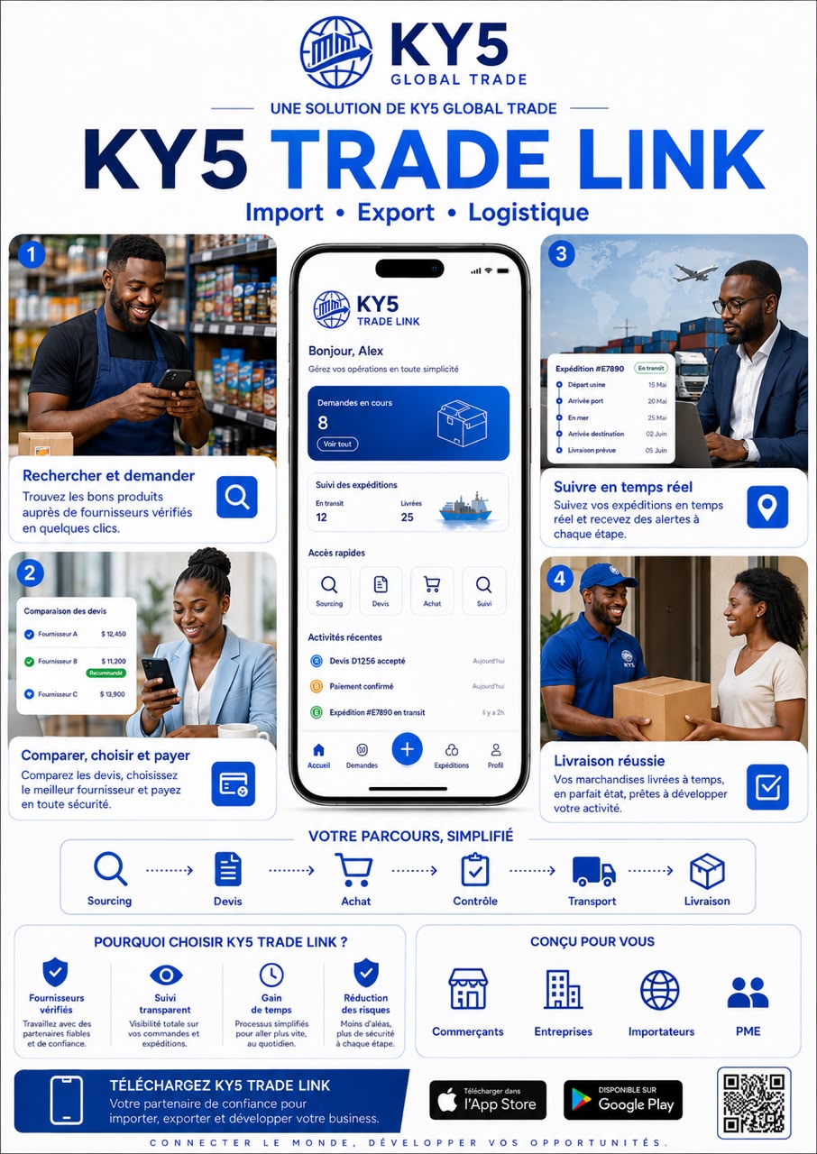 Présentation de l'application KY5 LINK