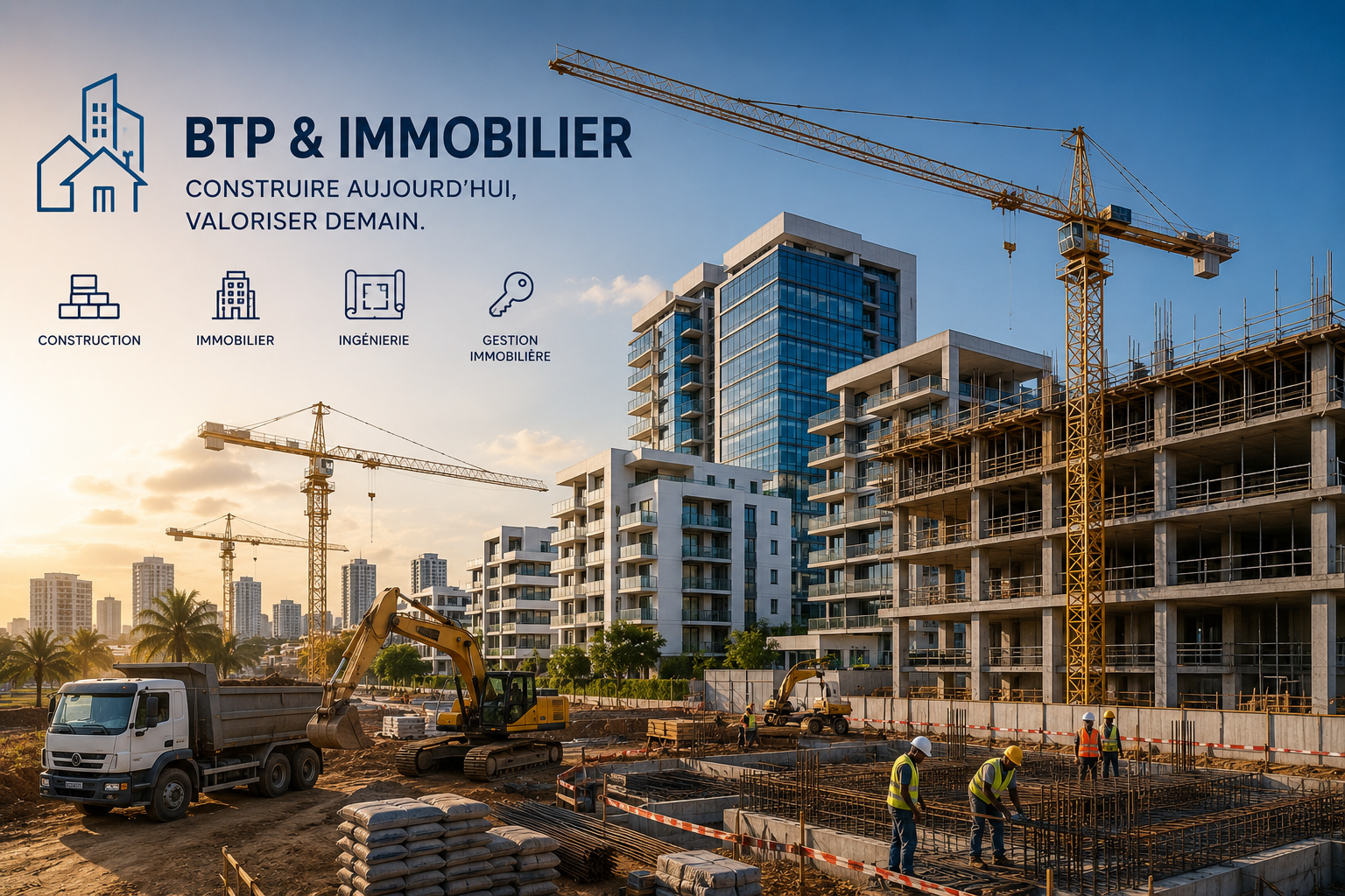 BTP et gestion immobilière — construction et immobilier